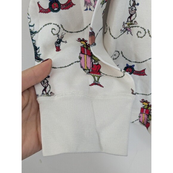 Hanna Andersson Pajamas Christmas Holiday The Grinch PJ Set Adult Size Small - Picture 7 of 14